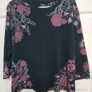 3/$12!! Chico's shirt w/ 3/4 sleeve